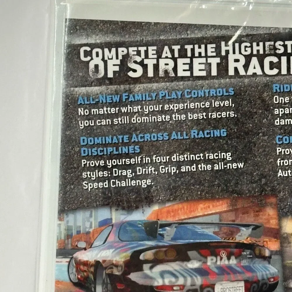 Nintendo Wii Game Need for Speed: Prostreet New